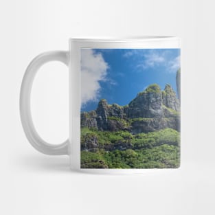 Clouds Over Mountain Peaks Bora Bora Society Islands Mug